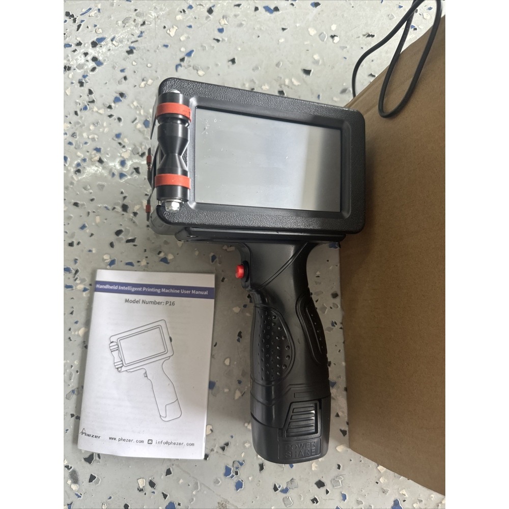 Phezer Upgraded P16 Handheld Inkjet Printer for Any Surface with Quick-Dry In... - Picture 2 of 4